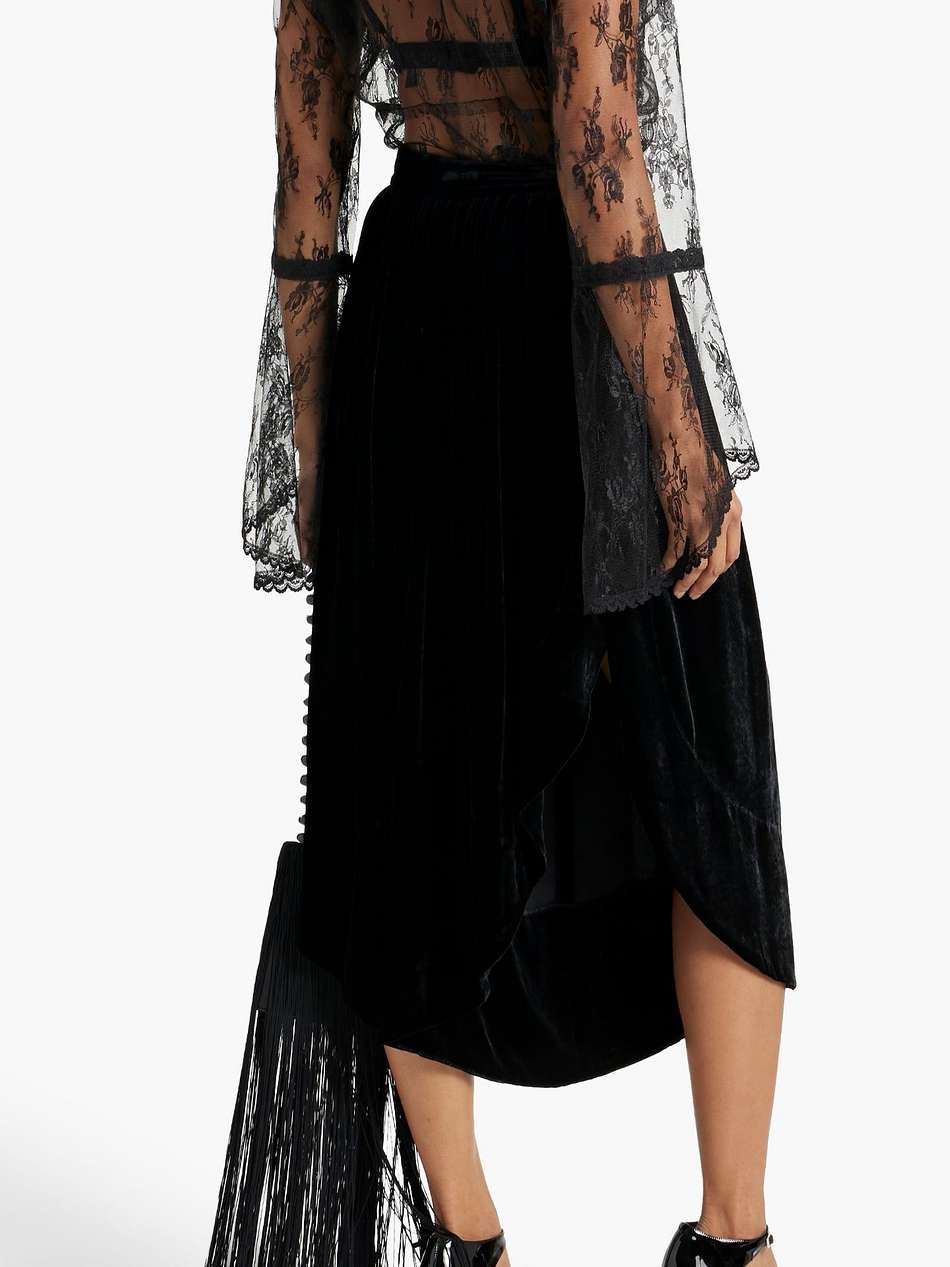 velvet culottes