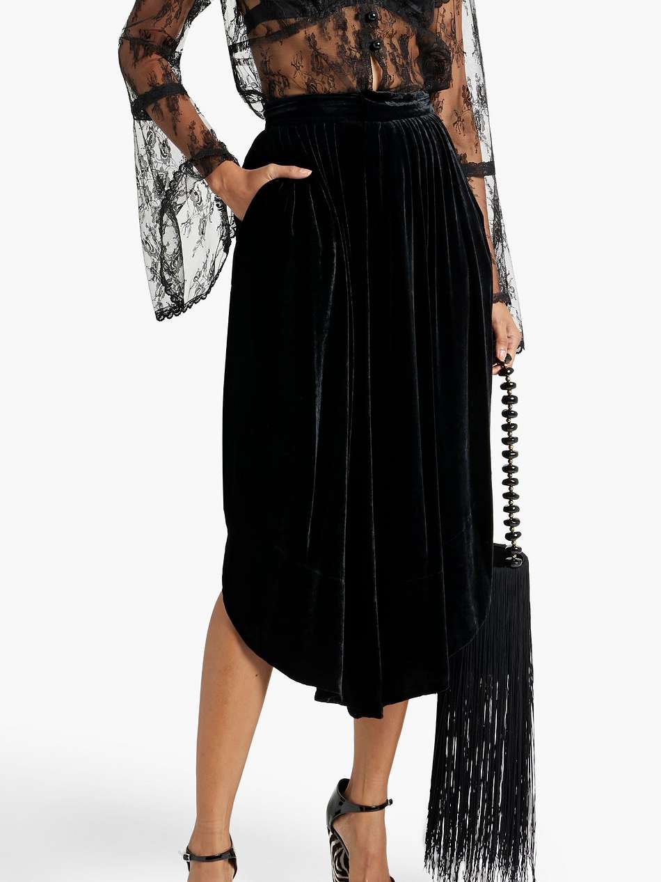 velvet culottes