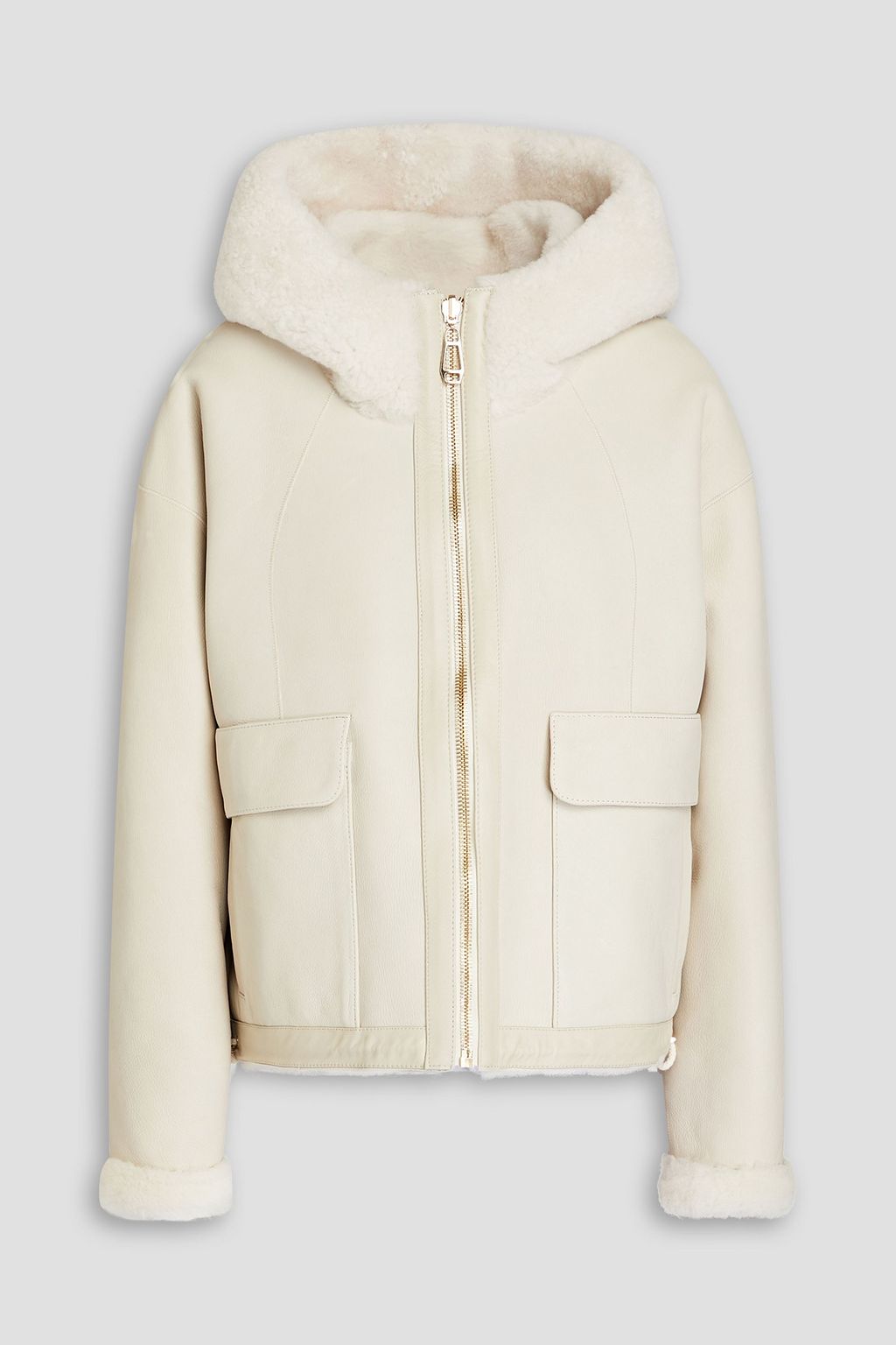 DOM GOOR Reversible shearling hooded jacket | THE OUTNET