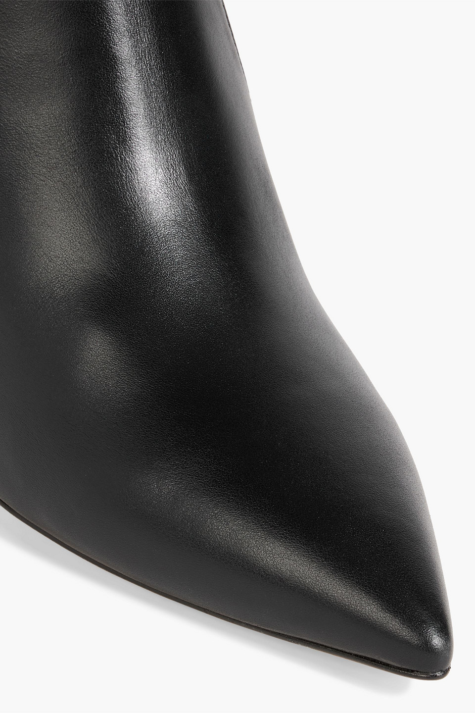 Stuart Weitzman Linaria 75 Ankle Boots Aus Leder In Black
