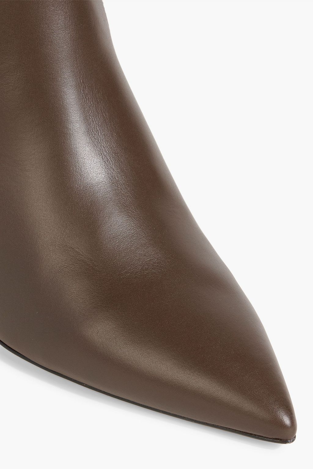 STUART WEITZMAN بوت بطول الركبة 'يوليانا' من الجلد بكعب مقاس 60