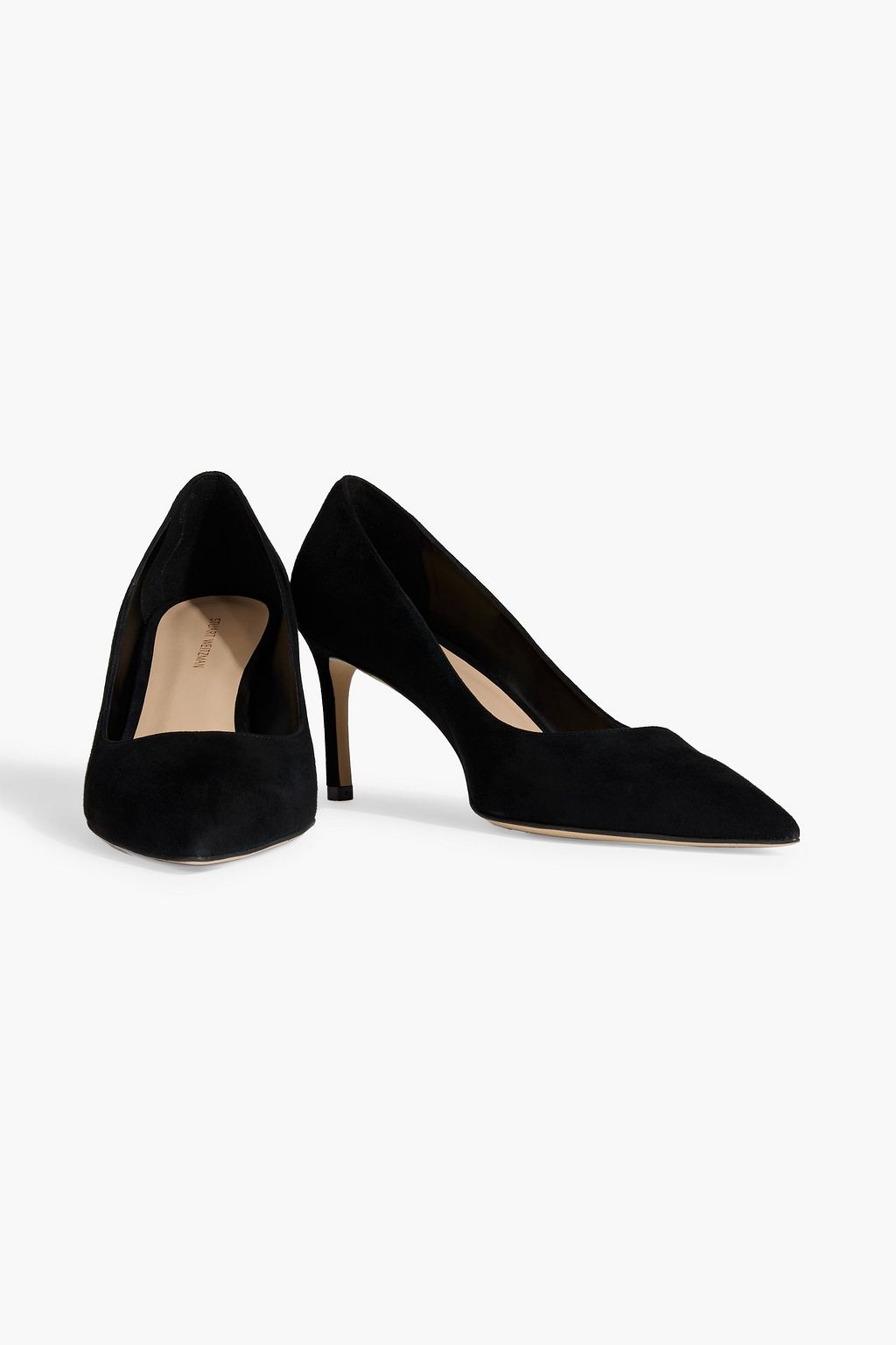 STUART WEITZMAN Leigh 75 suede pumps | THE OUTNET