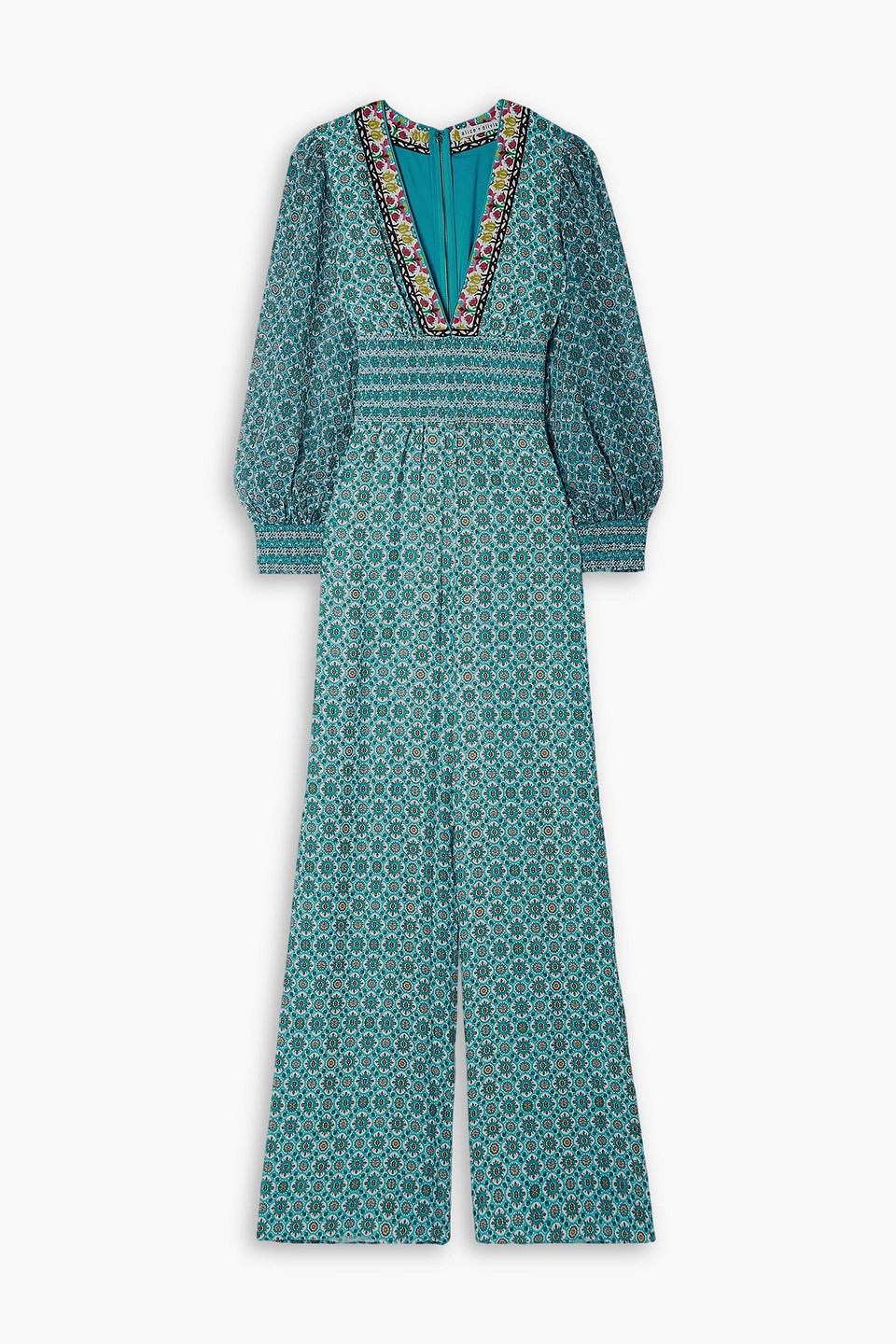 Reba printed crepe jumpsuit