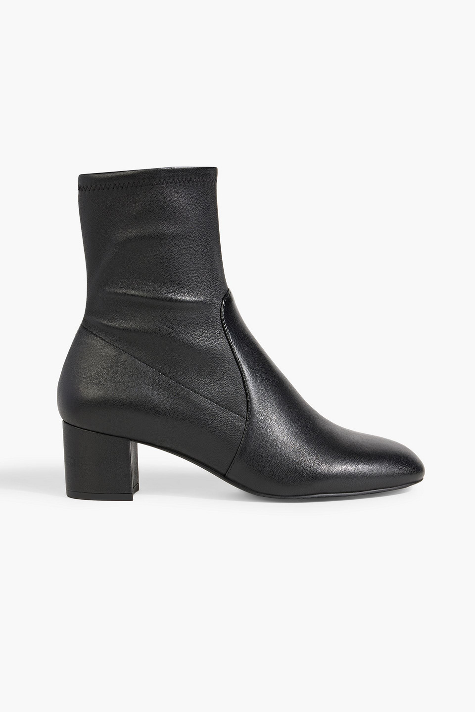 Stuart Weitzman Sofia 50 Ankle Boots Aus Leder In Black