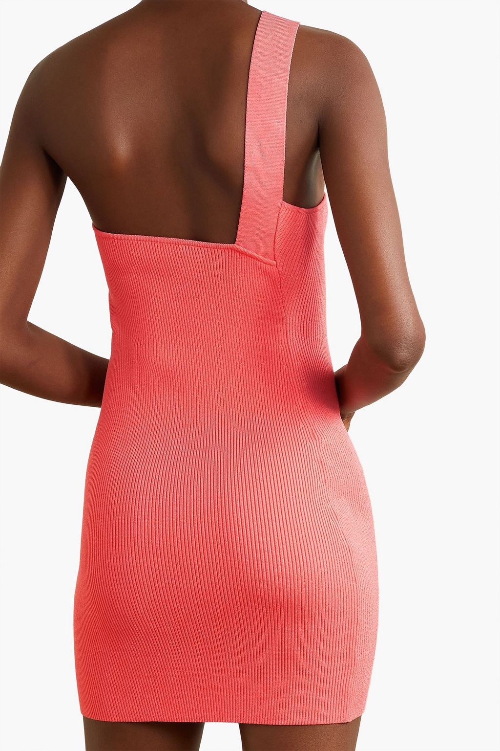 GAUGE81 Soria one-shoulder ribbed-knit mini dress