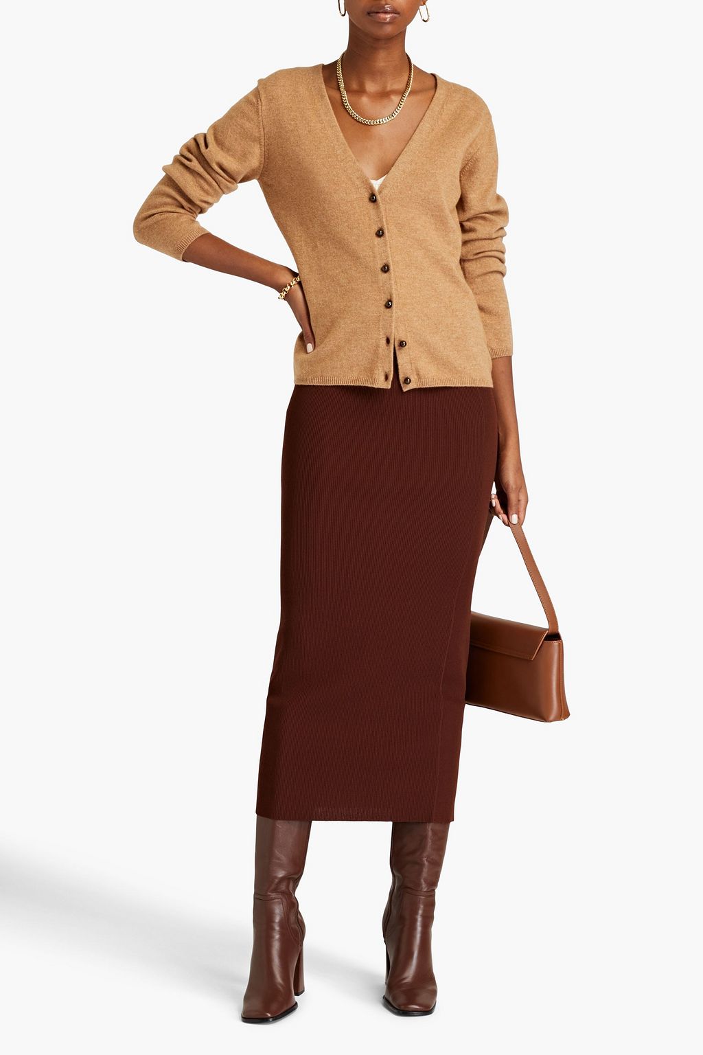 VINCE. Wool-blend cardigan