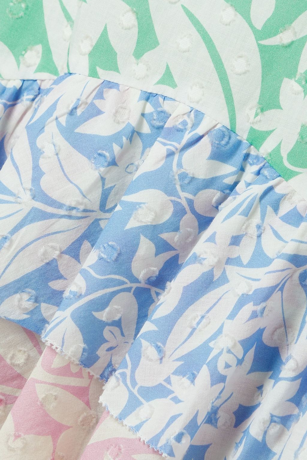 RIXO Benita ruffled floral-print fil coupé cotton-voile maxi dress