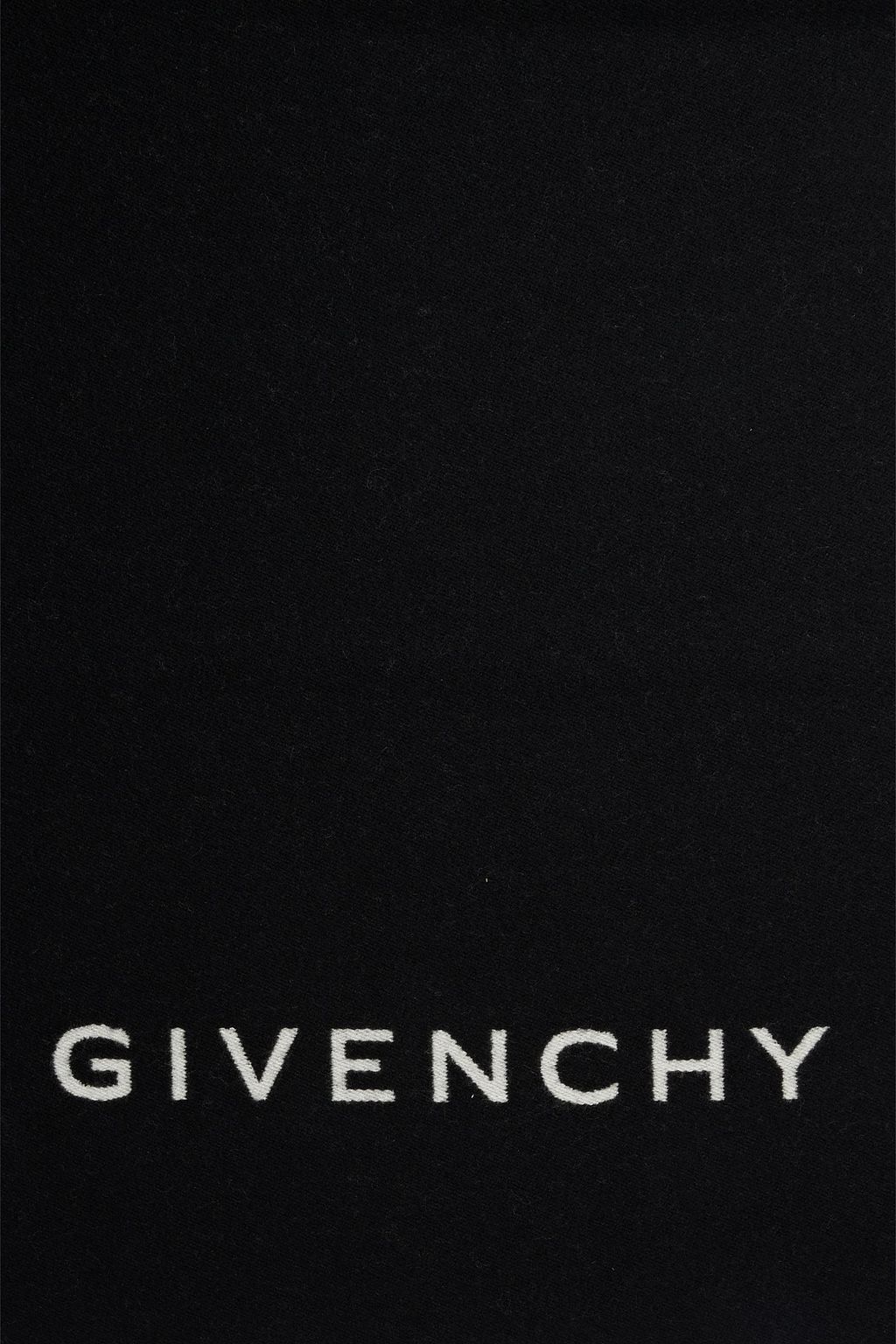 GIVENCHY Wool-blend jacquard scarf