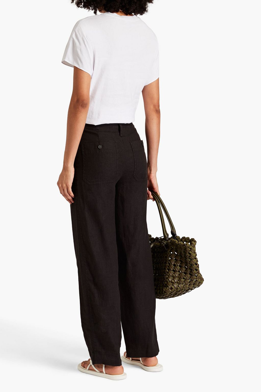VINCE. Hemp straight-leg pants