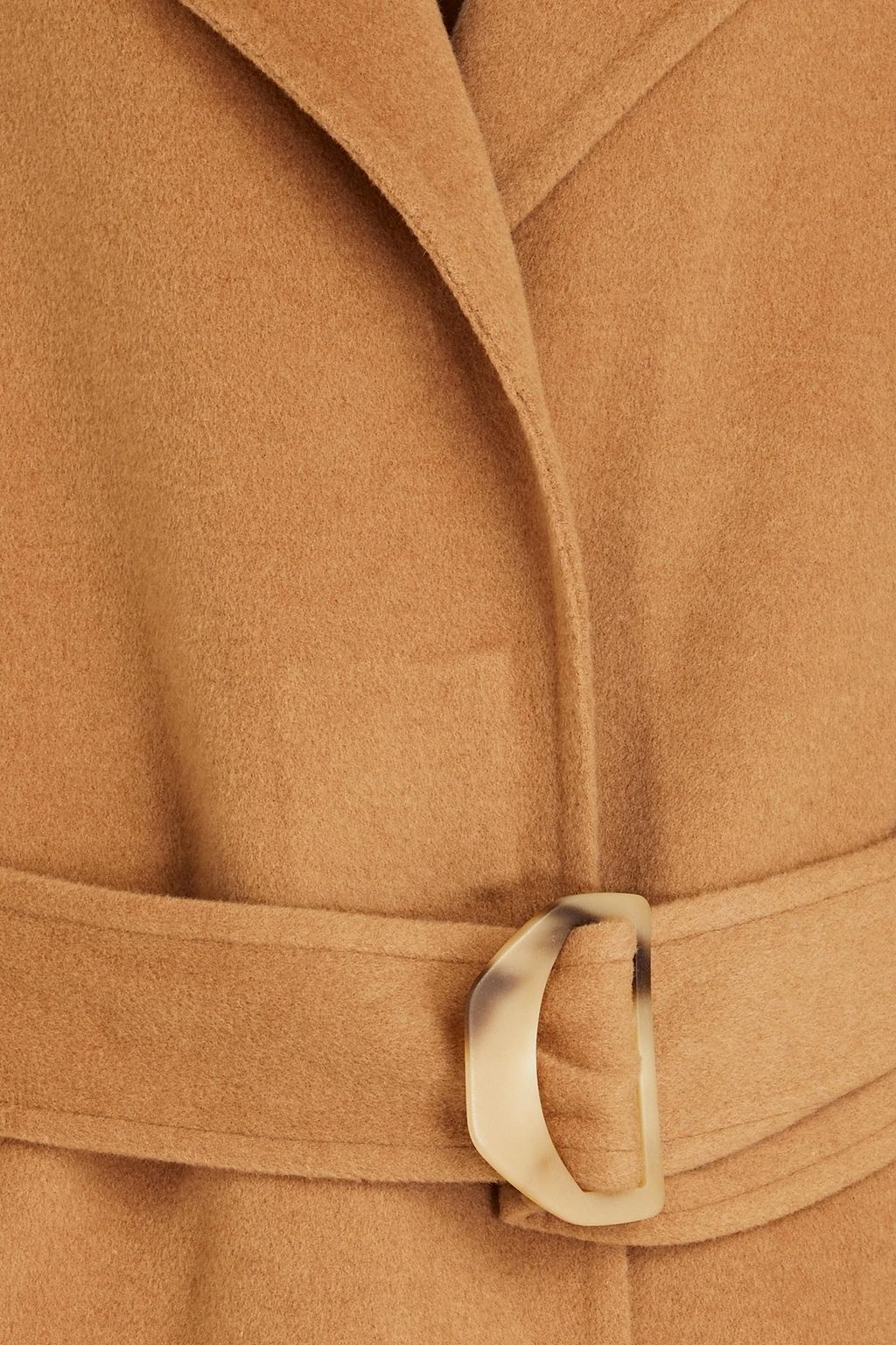 VINCE. Belted wool and cashmere-blend felt coat