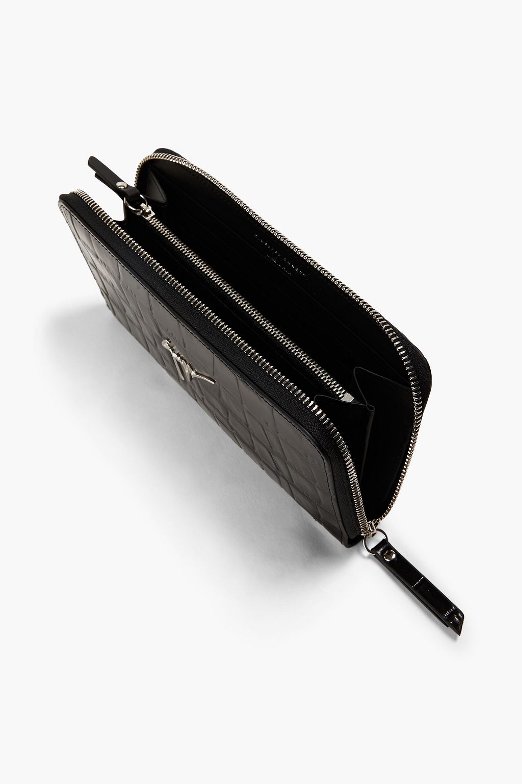 GIUSEPPE ZANOTTI Mirrored-leather wallet