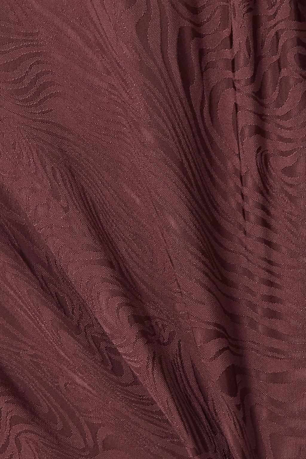 RIXO Palermo satin-jacquard midi dress