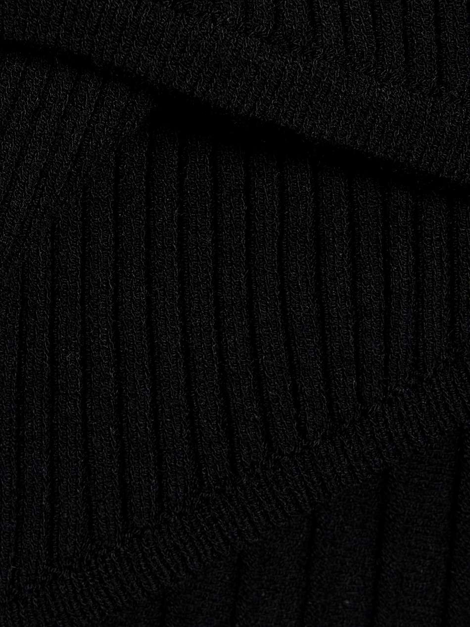 cutout ribbed-knit maxi dress