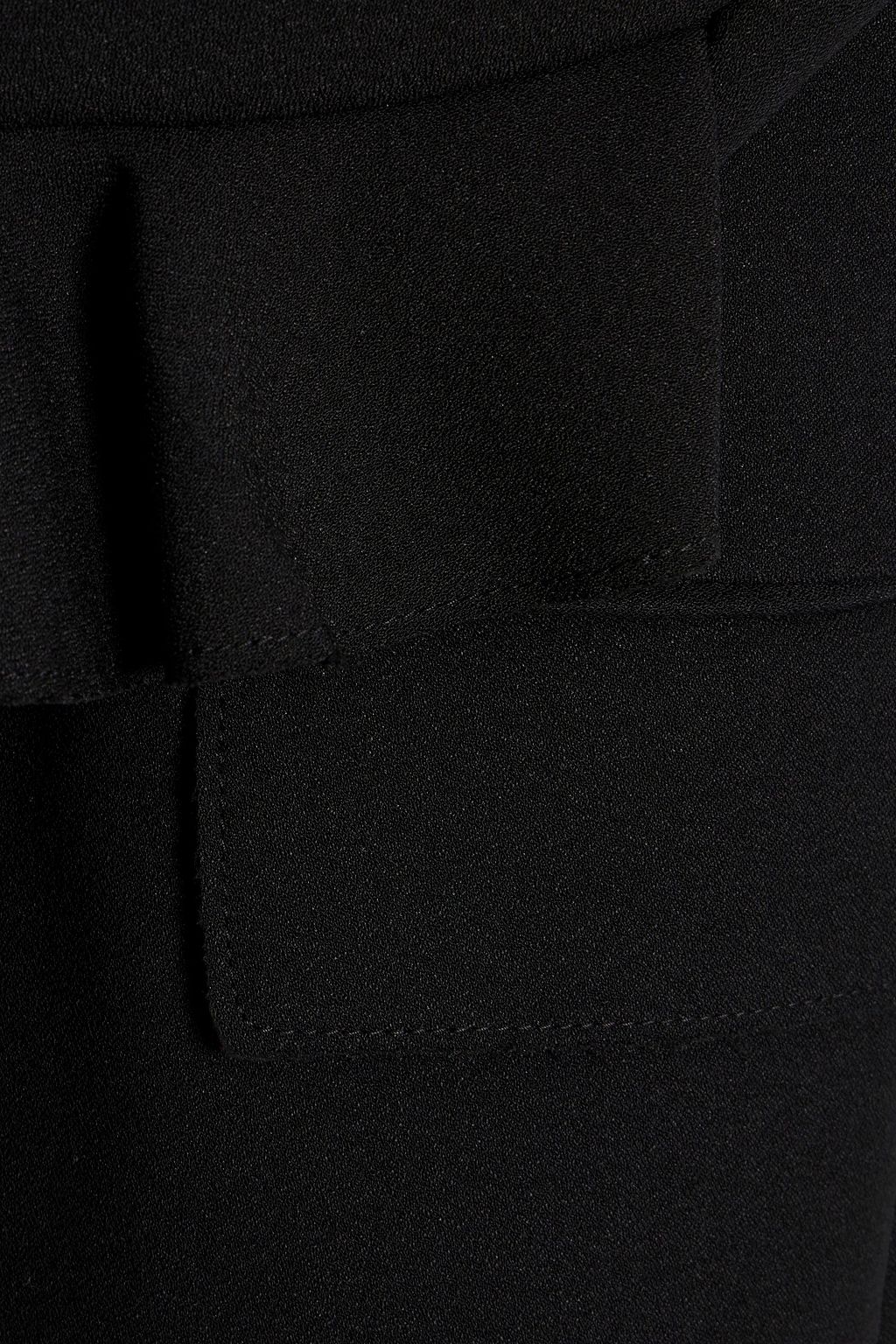 MSGM Double-breasted ruffled crepe blazer
