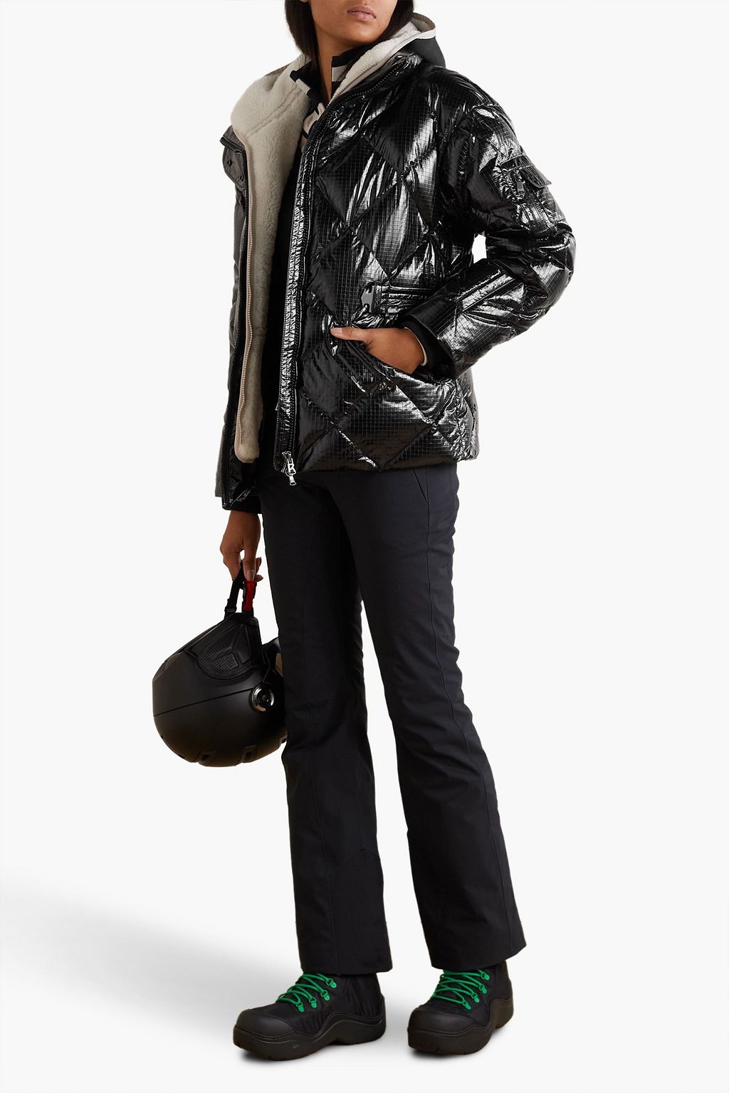 BOGNER Quilted glossedripstop down ski jacket THE