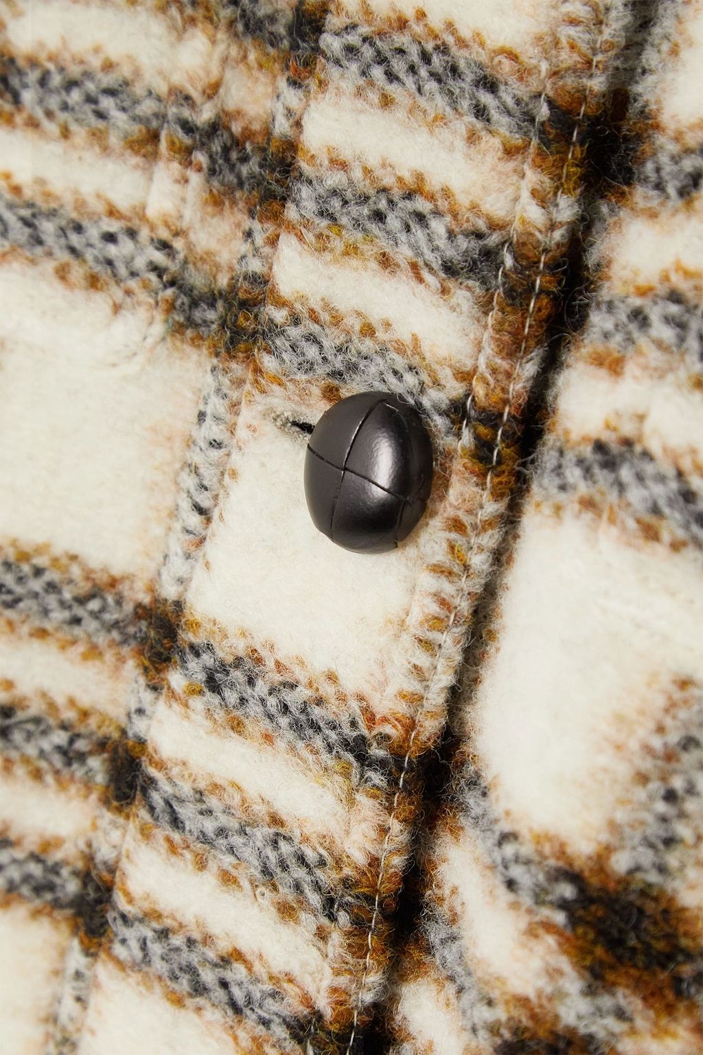 MARANT ÉTOILE Fontizi checked wool-blend coat