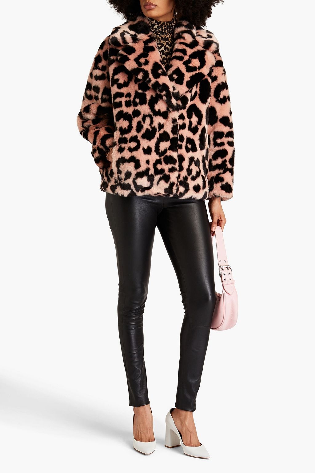 JAKKE Rita leopard-print faux fur jacket