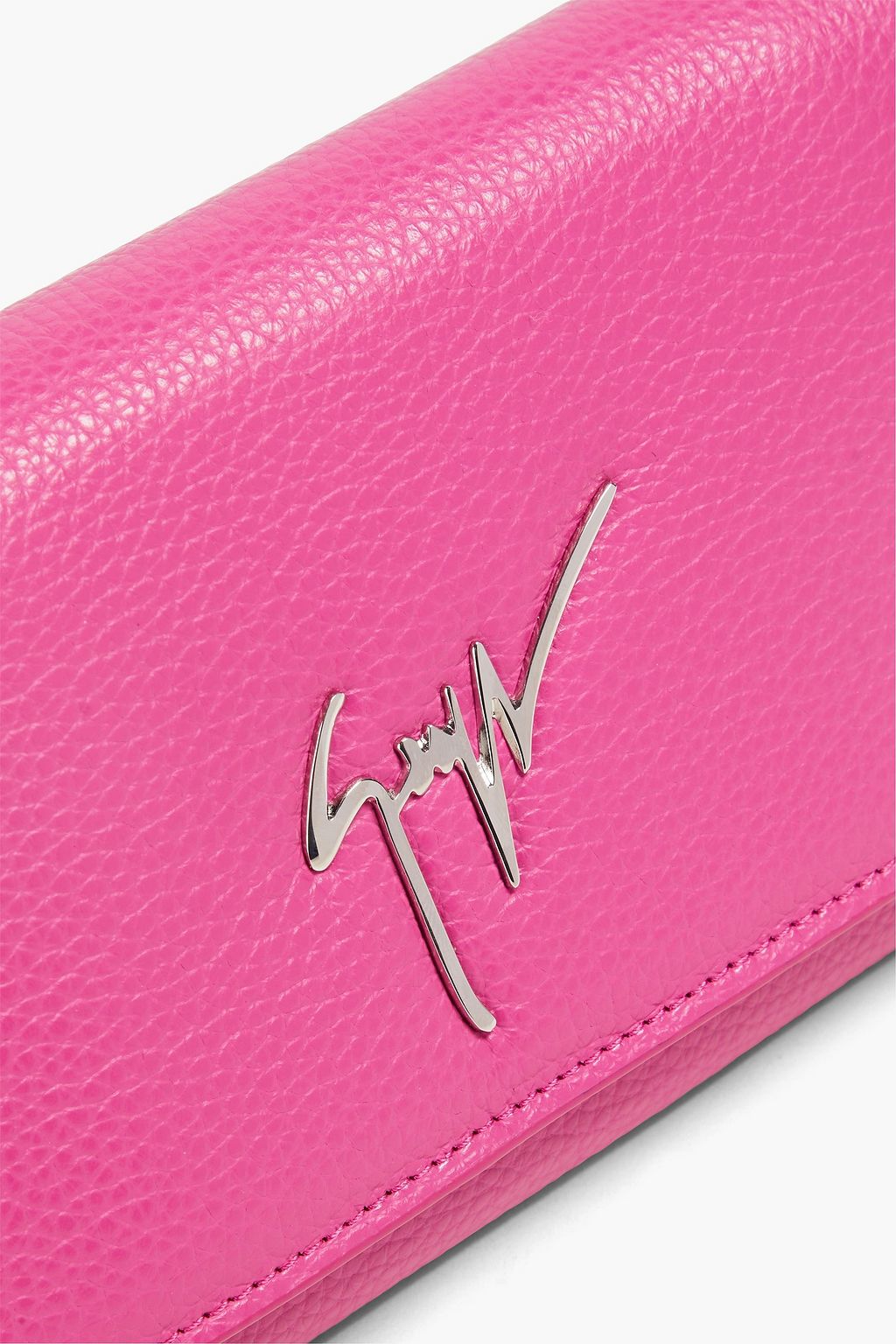 GIUSEPPE ZANOTTI Pebbled-leather wallet