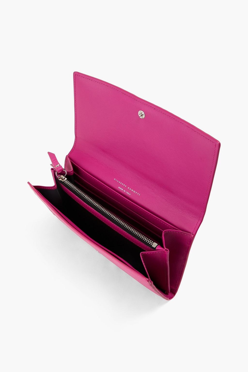 GIUSEPPE ZANOTTI Pebbled-leather wallet