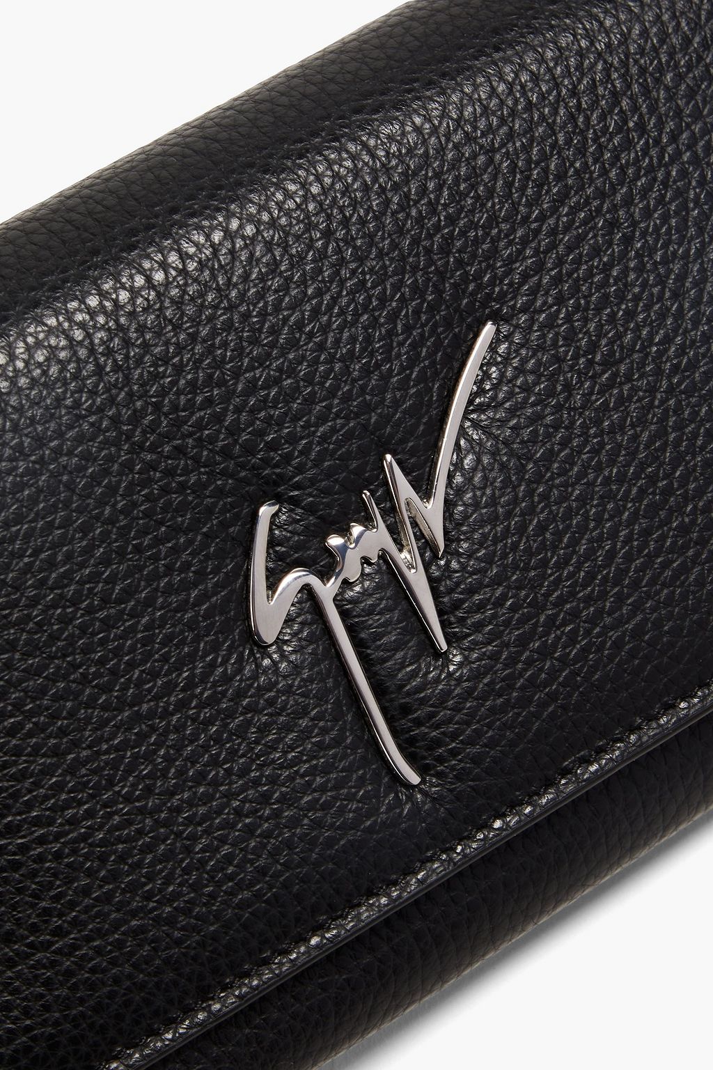 GIUSEPPE ZANOTTI Pebbled-leather wallet