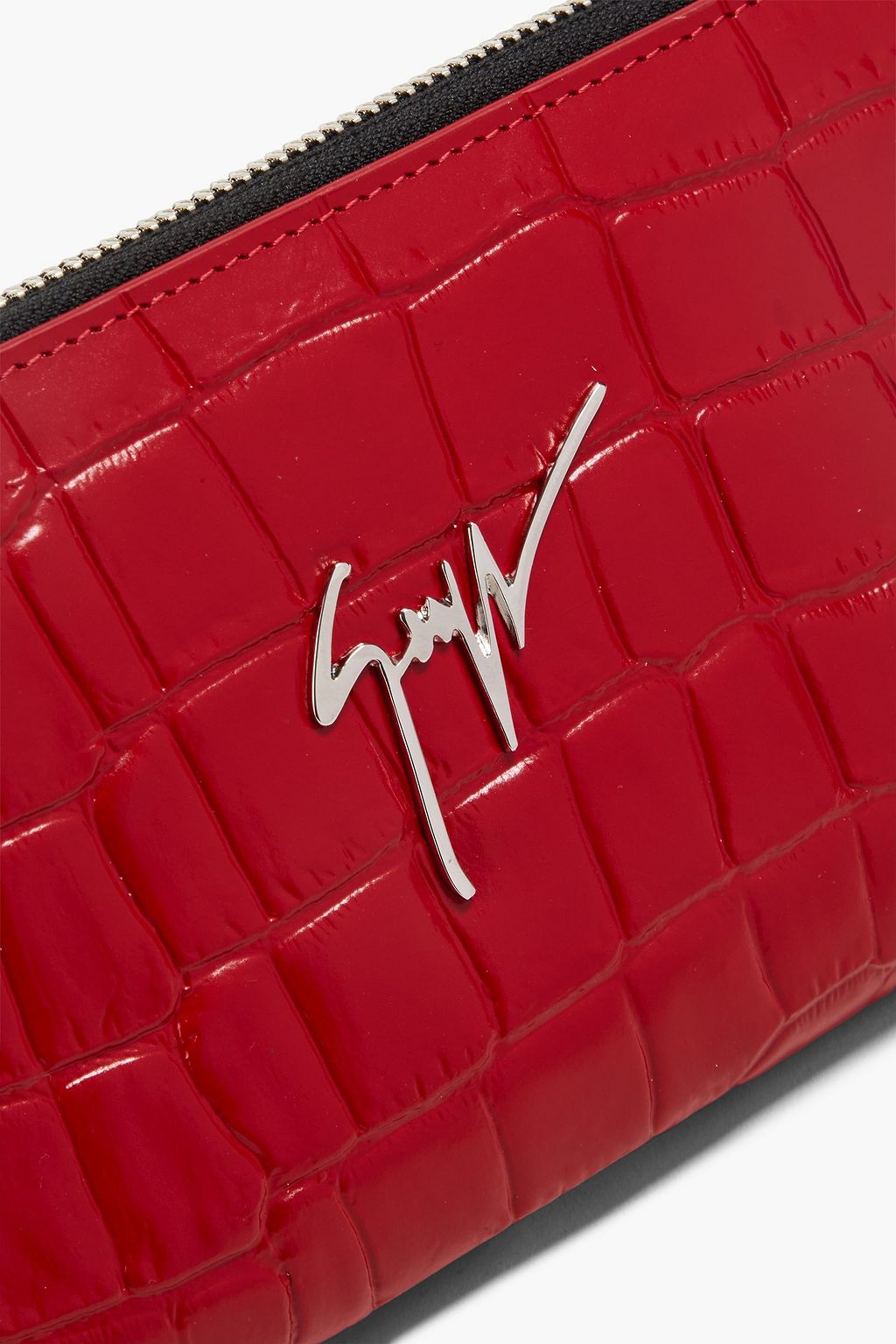 GIUSEPPE ZANOTTI Mirrored-leather wallet
