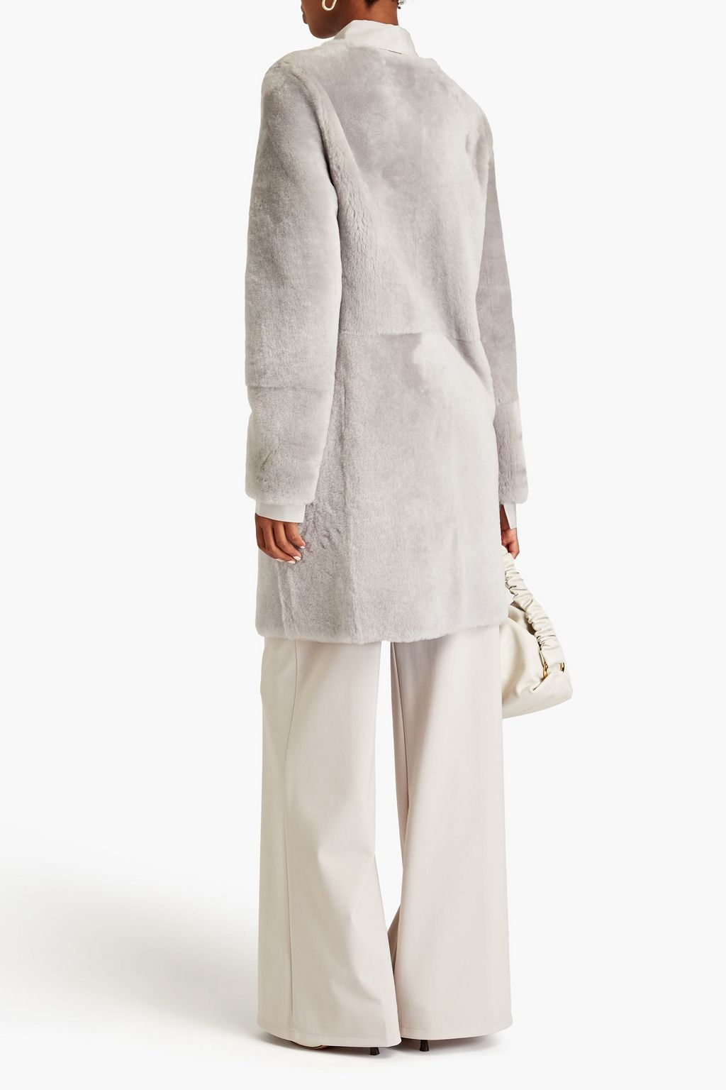 YVES SALOMON Double-breasted shearling coat