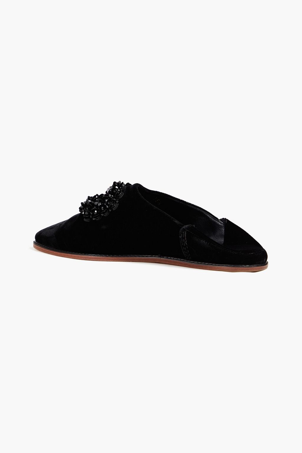 ROGER VIVIER Embellished velvet slippers