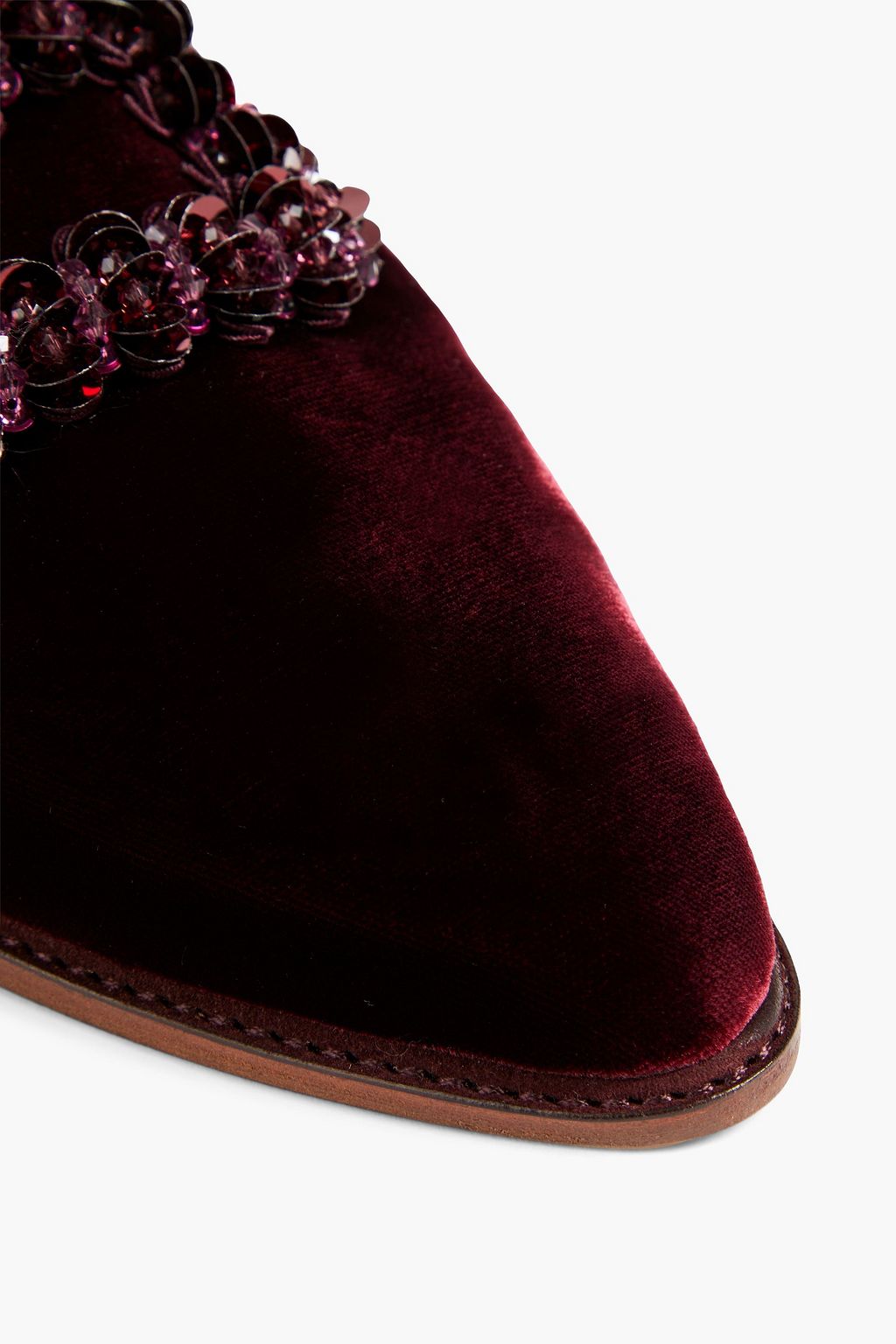 ROGER VIVIER Bab Viv Haute Epoque embellished velvet slippers