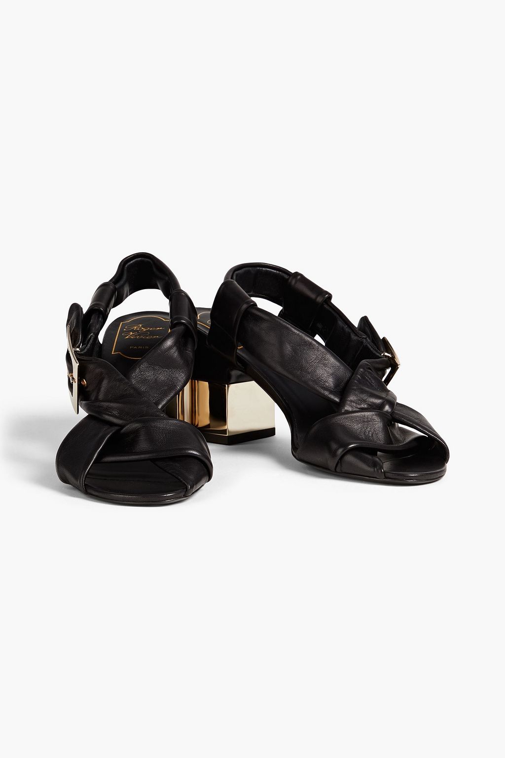 ROGER VIVIER Podium leather sandals