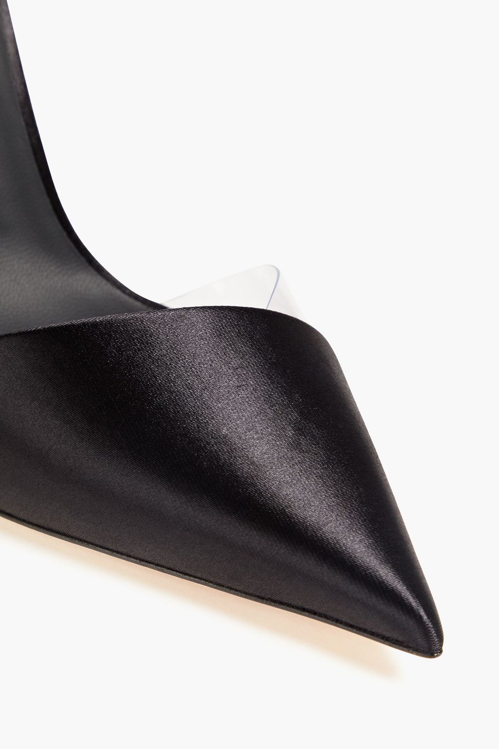 GIUSEPPE ZANOTTI حذاء بامب من الساتان مزين بالكريستال