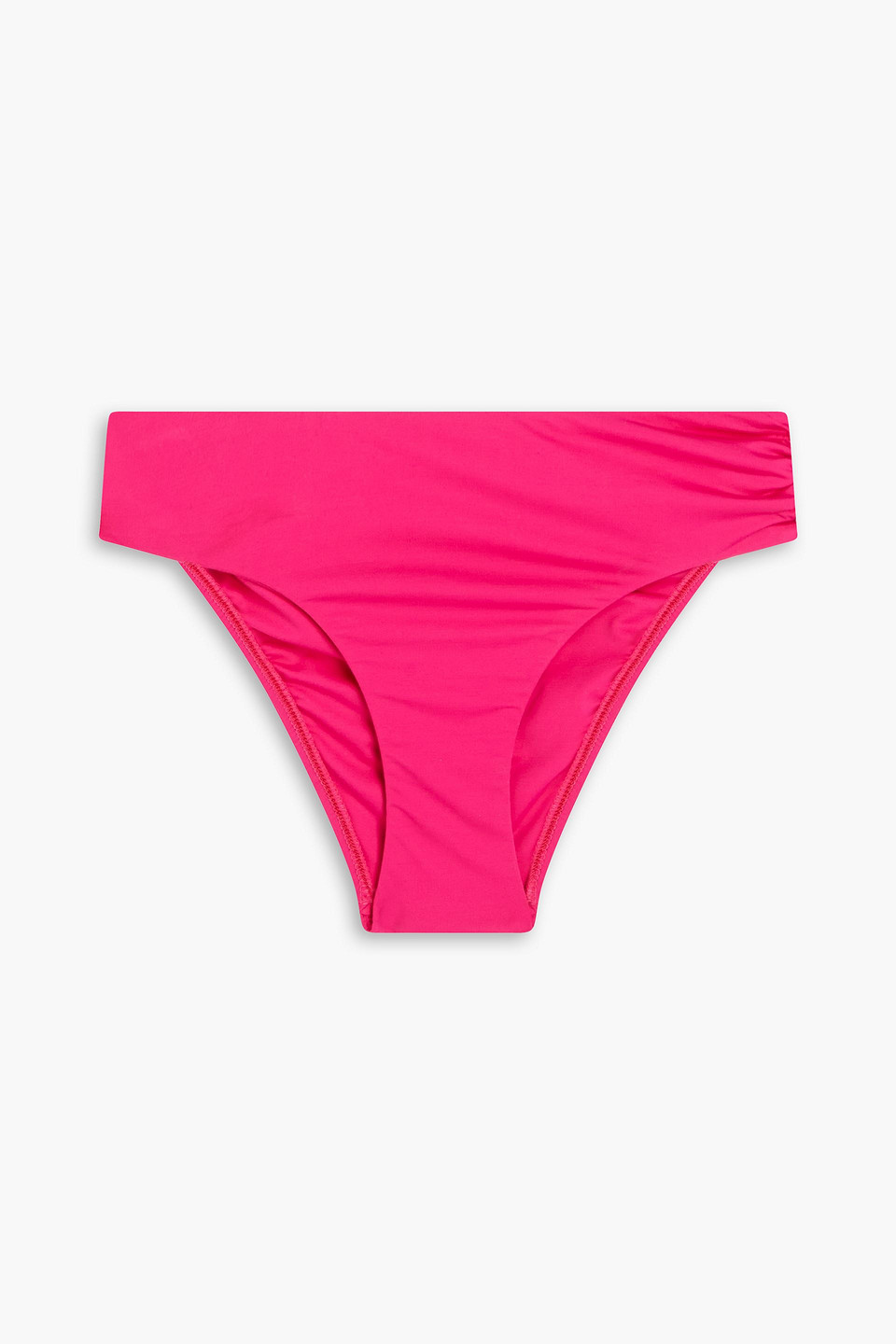 Bondi Born Tiarne Low-rise Bikini Bottom In Magenta