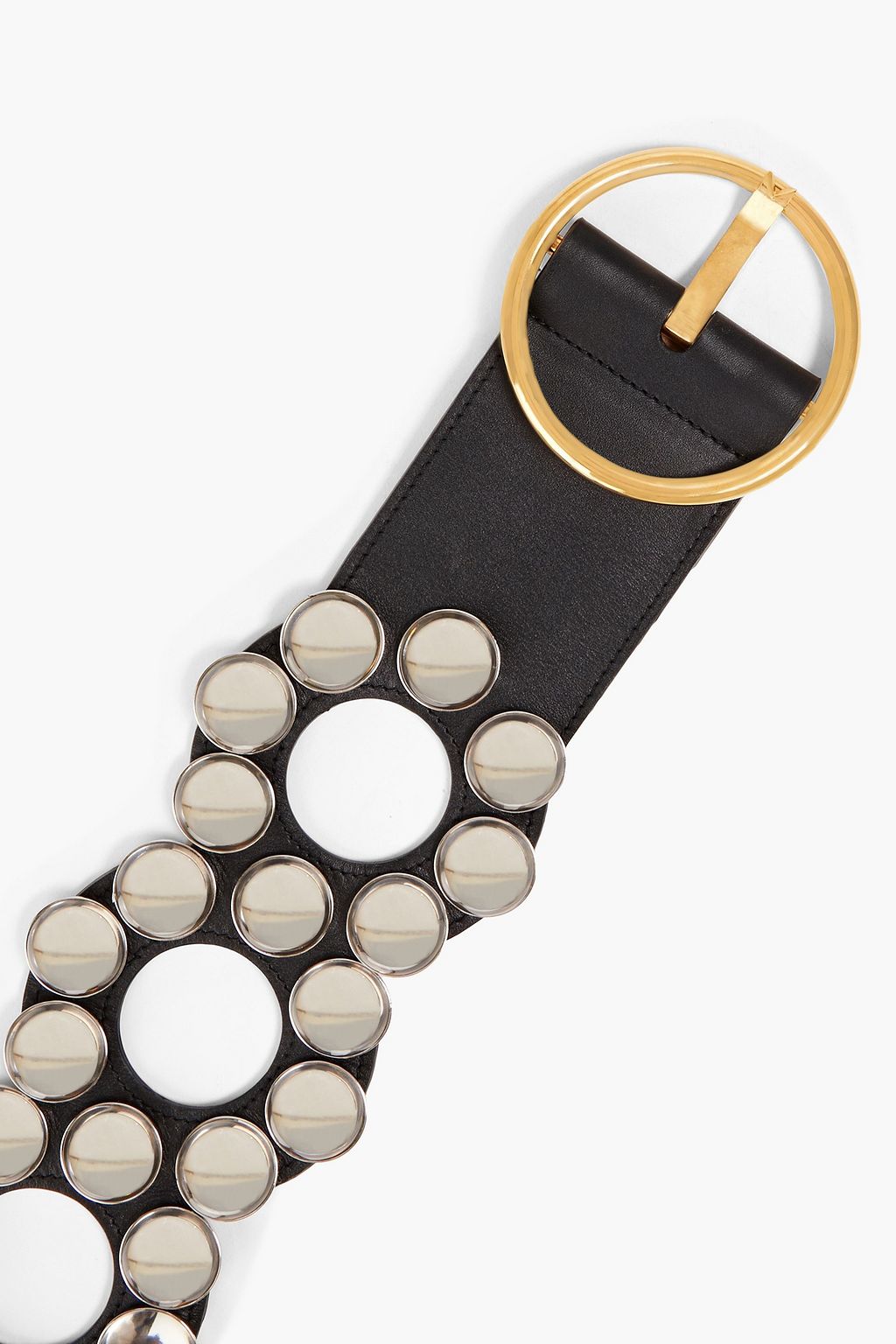 ALAÏA Cutout studded leather belt