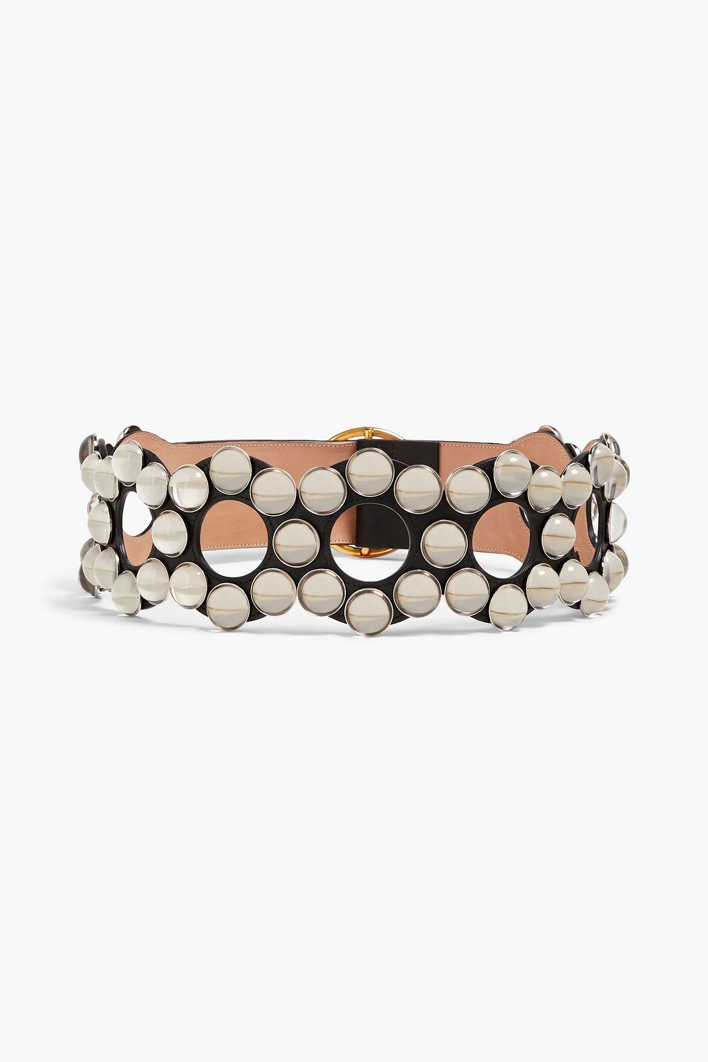 ALAÏA Cutout studded leather belt
