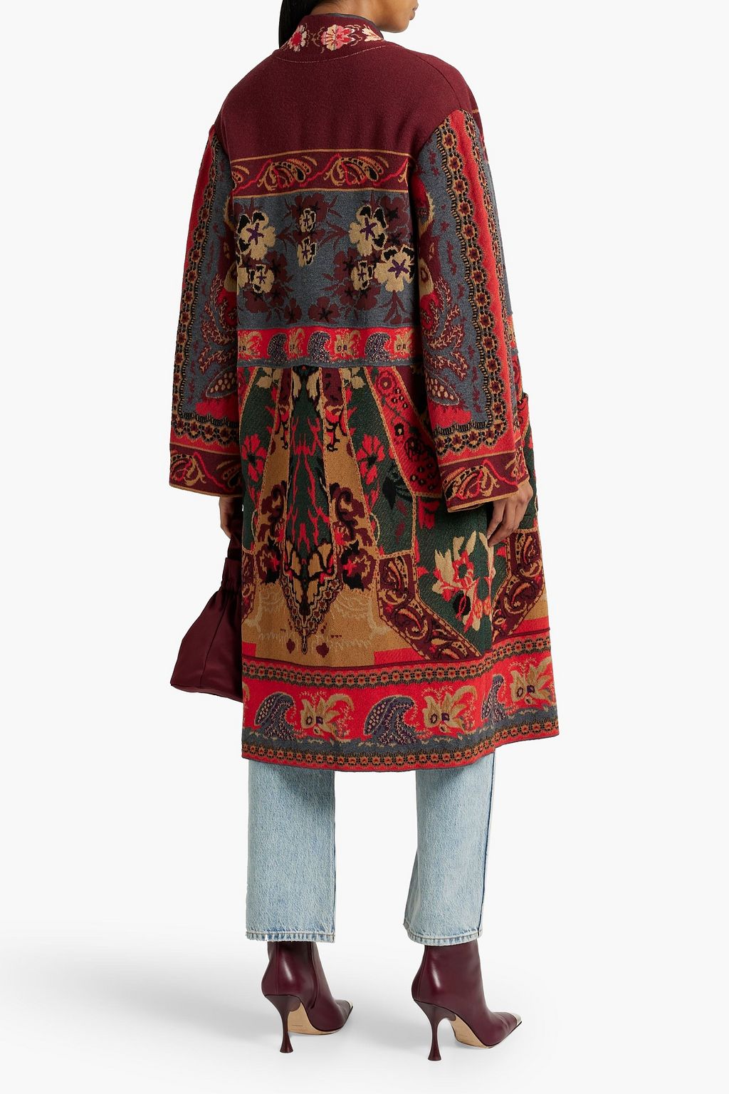 ETRO Jacquard-knit cardigan