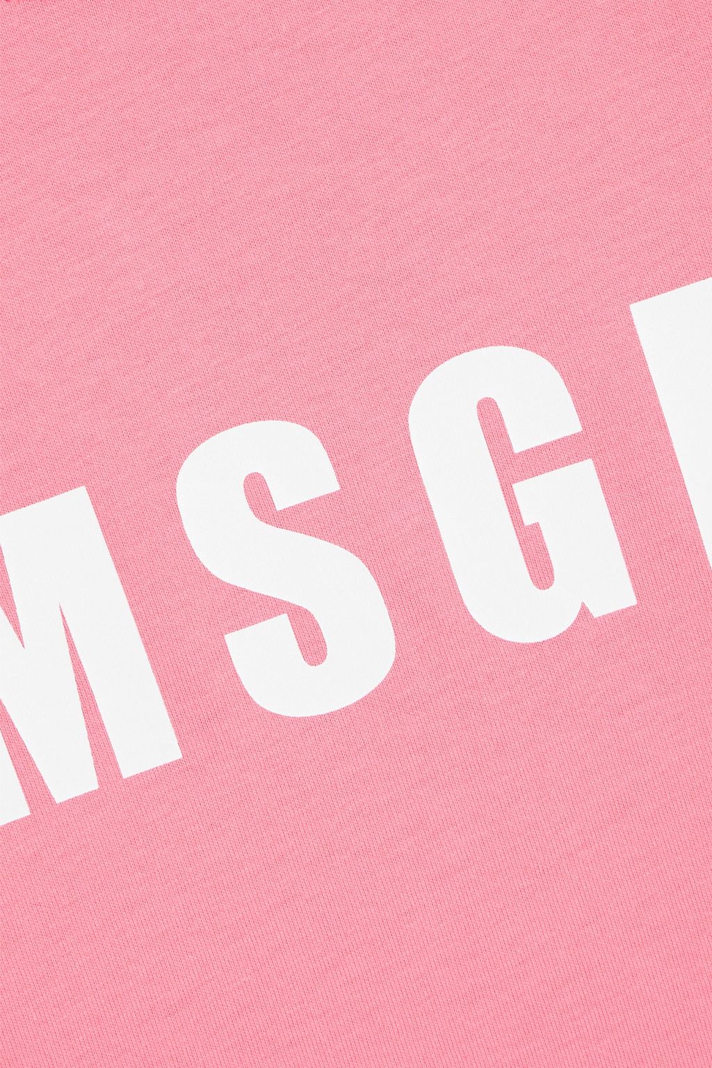 MSGM T-Shirt aus Baumwoll-Jersey mit Logoprint