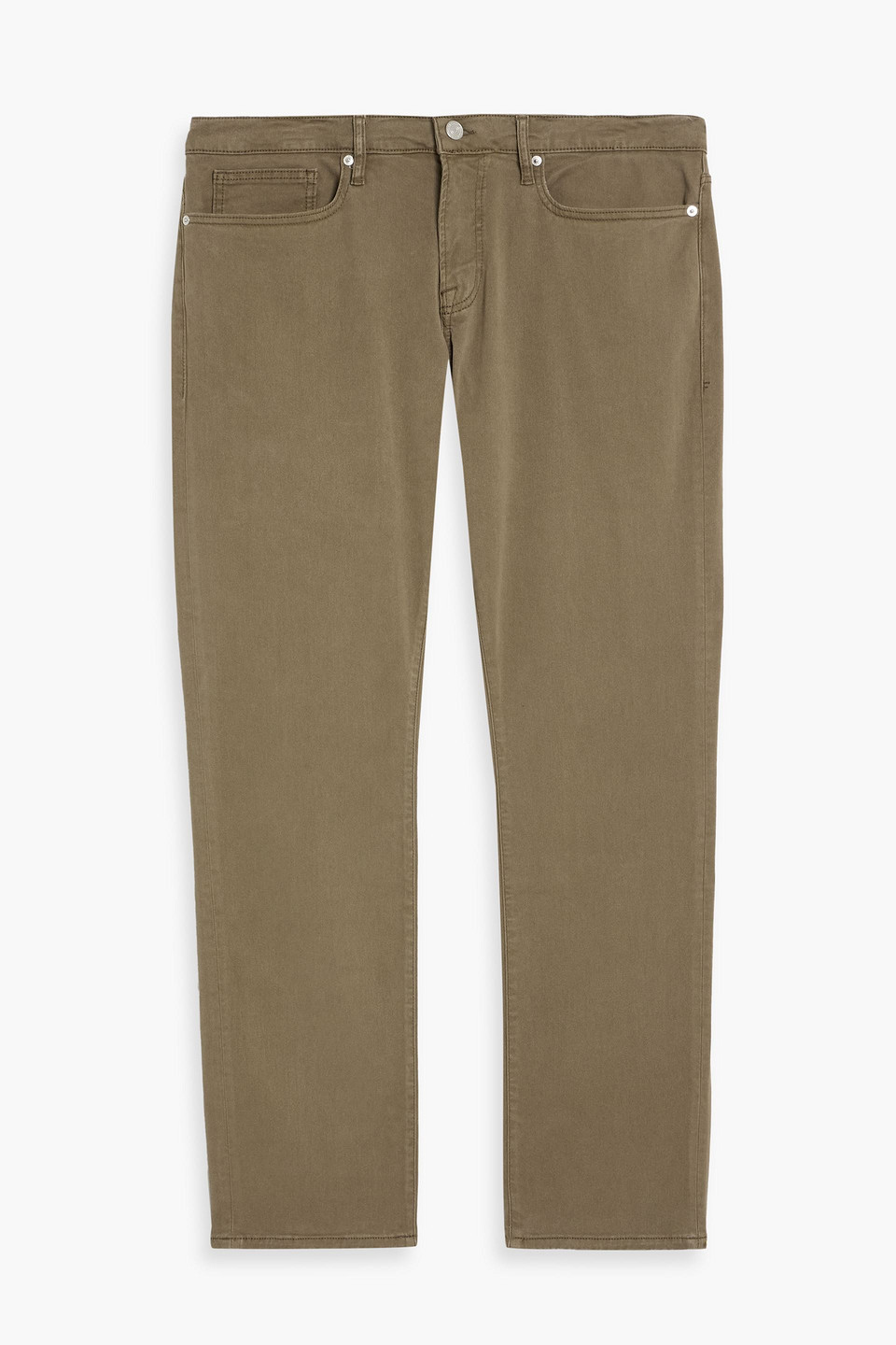Frame L'homme Slim-fit Jeans In Brown