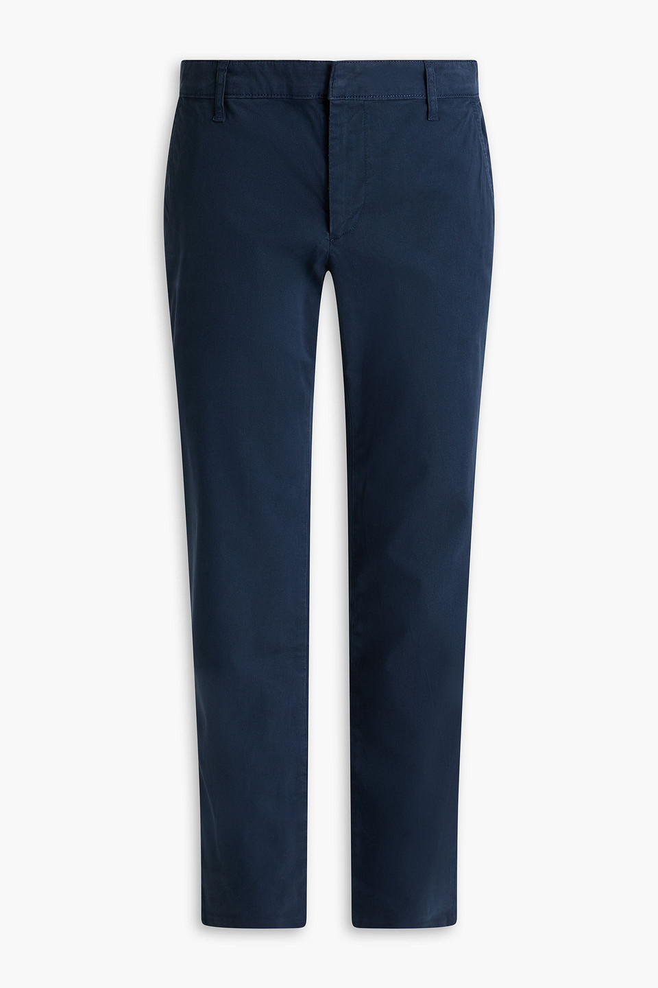 Slim-fit cotton-blend chinos