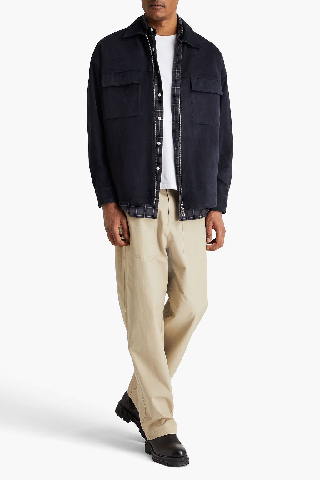 FRAME Nubuck shirt jacket