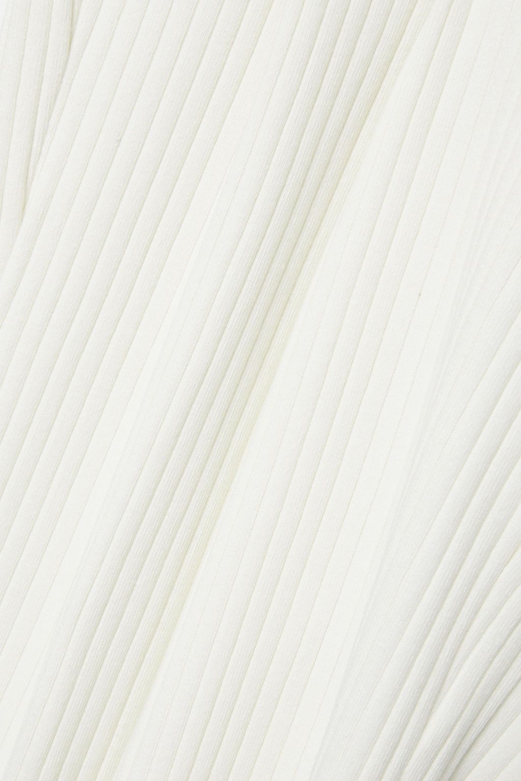 THE RANGE Primary ribbed stretchcotton jersey flared pants THE