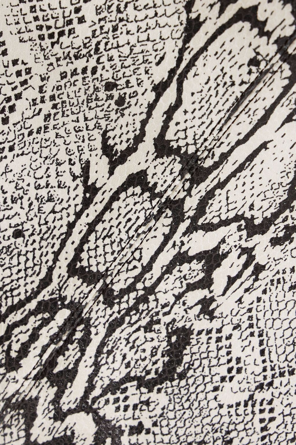 ALICE + OLIVIA Elana faux snake-effect leather mini skirt