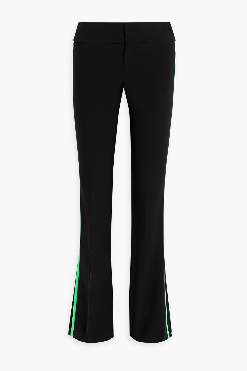 Olivia striped twill bootcut pants