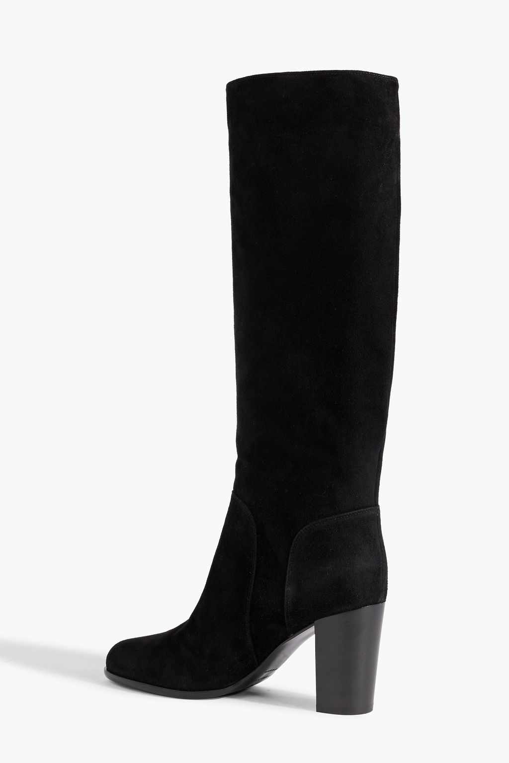 SERGIO ROSSI Suede knee boots