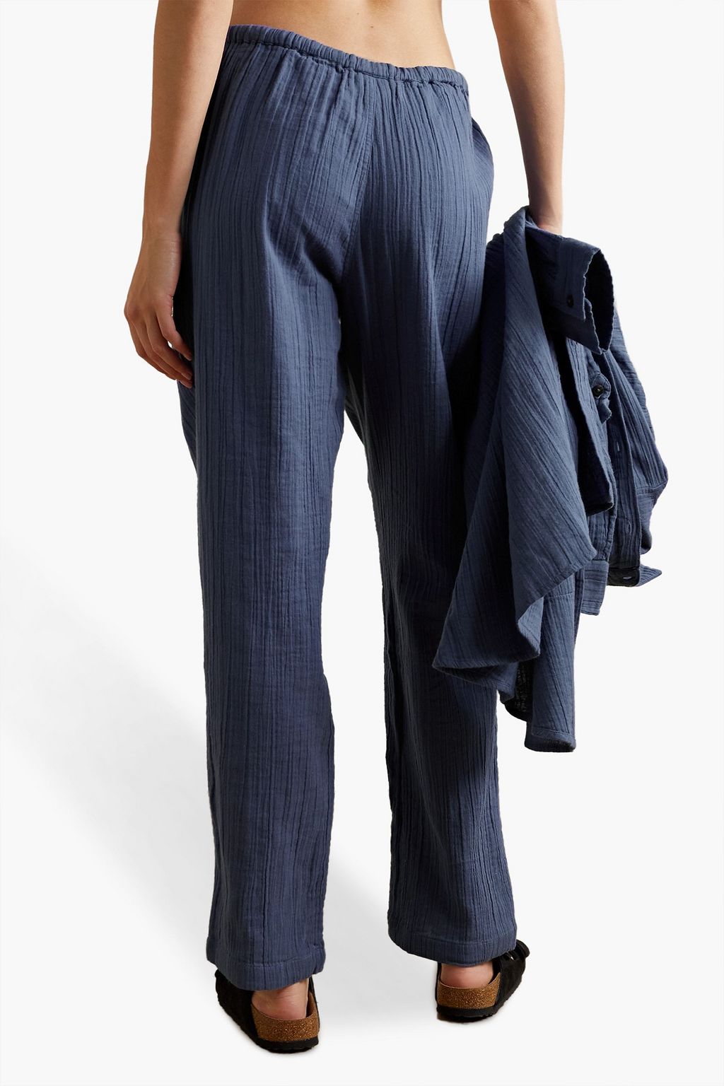 MARA HOFFMAN York crinkled cotton pants | THE OUTNET