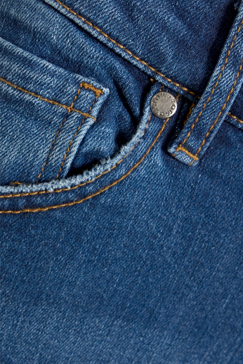 TOMORROW DENIM ハイライズ ワイドレッグジーンズ
