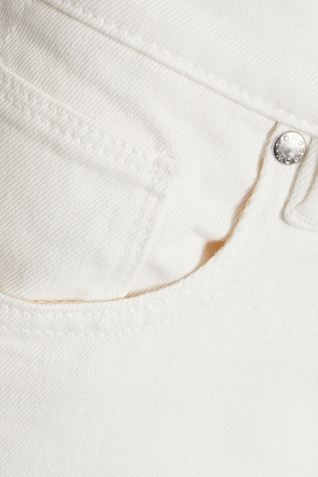 TOMORROW DENIM Teresa high-rise straight-leg jeans