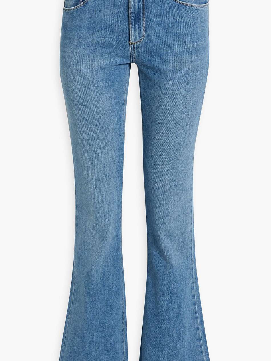 albert mid-rise flared jeans