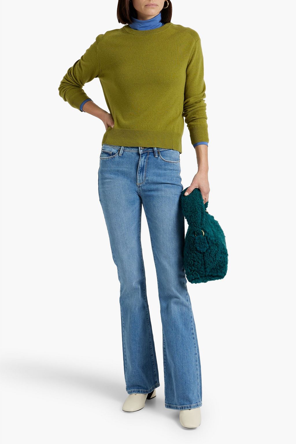 TOMORROW DENIM Albert mid-rise flared jeans
