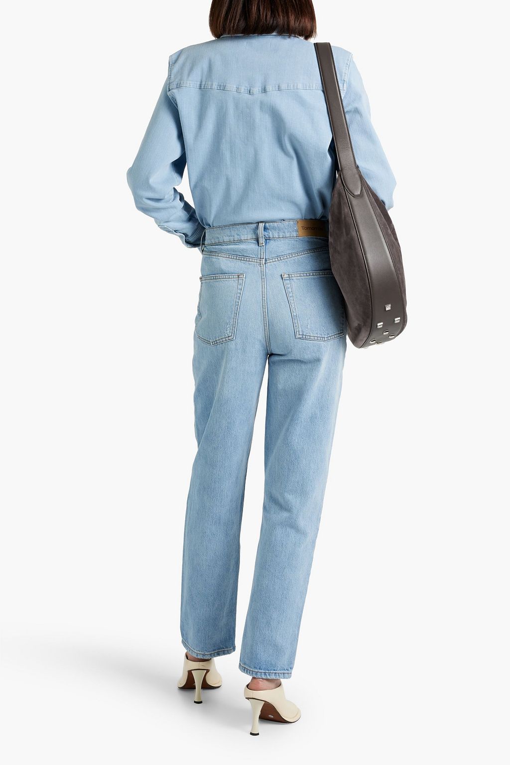 TOMORROW DENIM Ewa high-rise straight-leg jeans