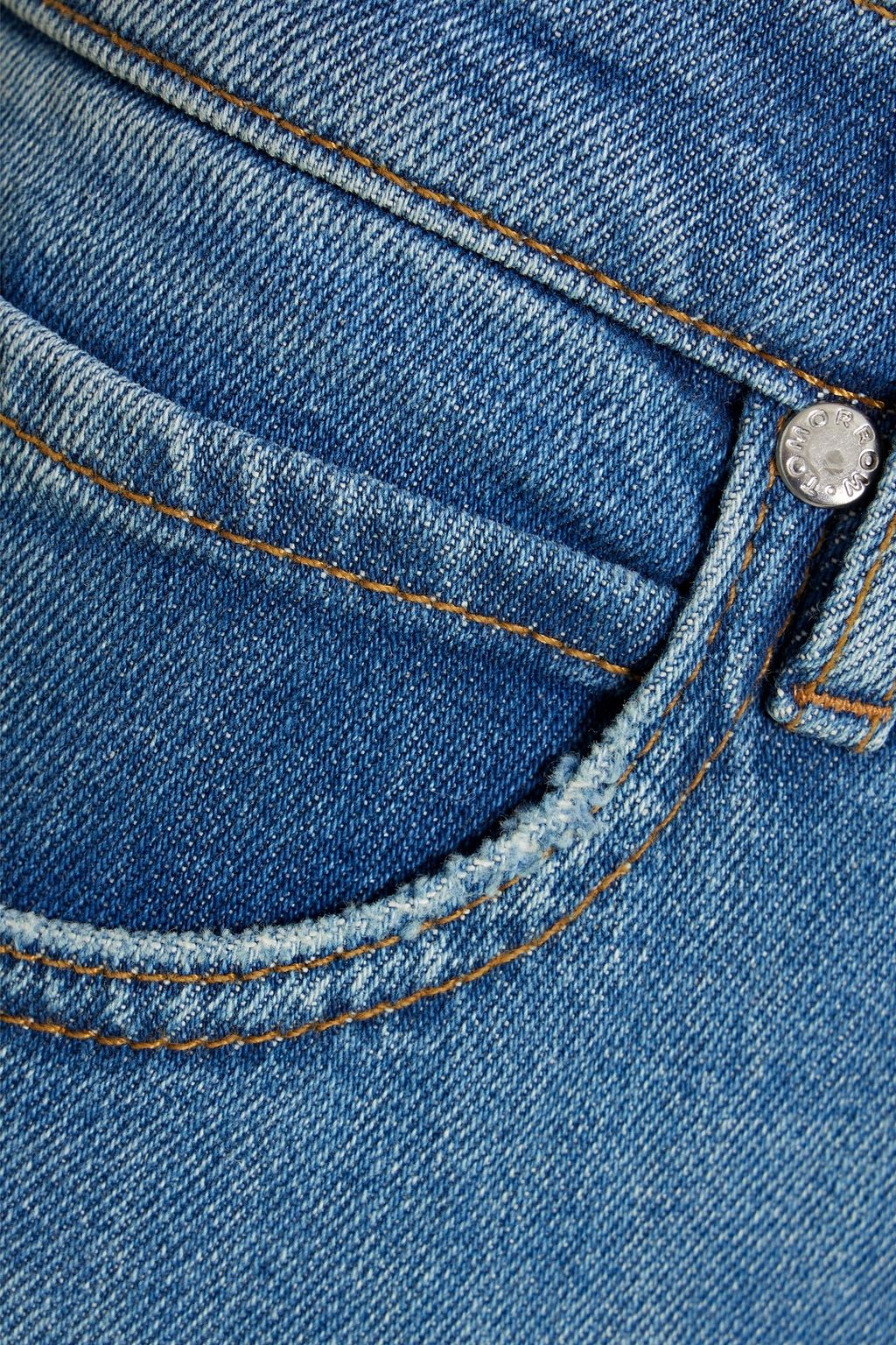 TOMORROW DENIM جينز 'مارستون' بحواف واسعة وخصر عالٍ