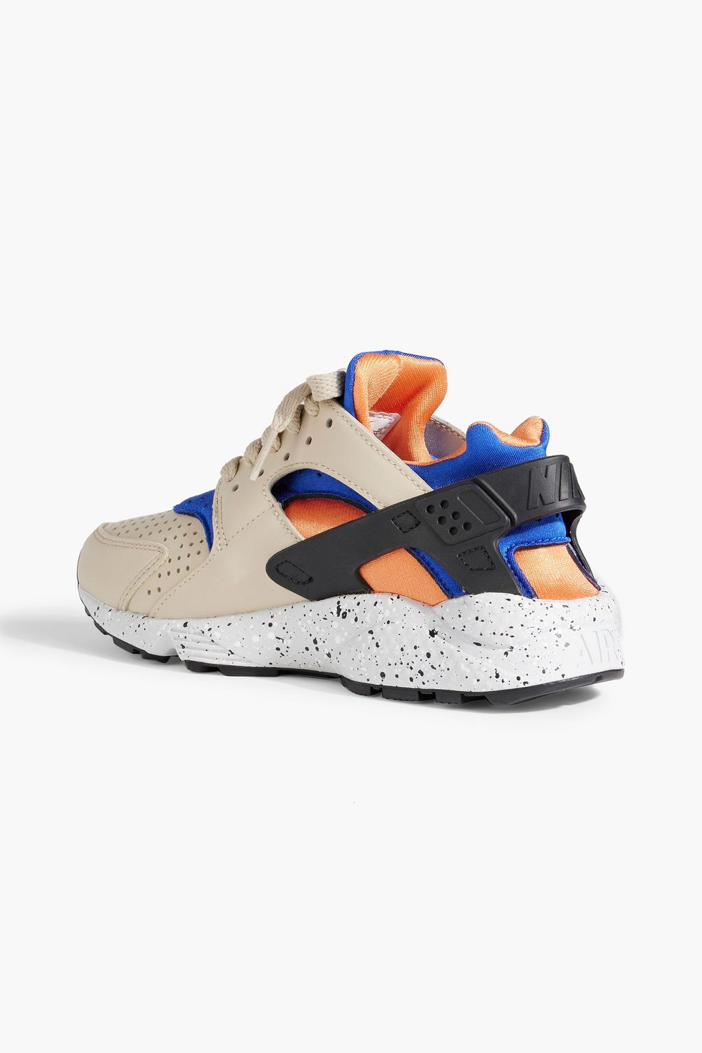 NIKE Nike Air Huarache perforated leather, shell and rubber sneakers